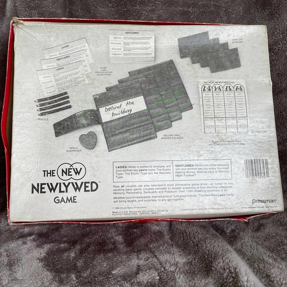 The Newlywed Board Game Vintage 1986 Replacement Pieces NO Pencils or Erasers - Picture 3 of 12